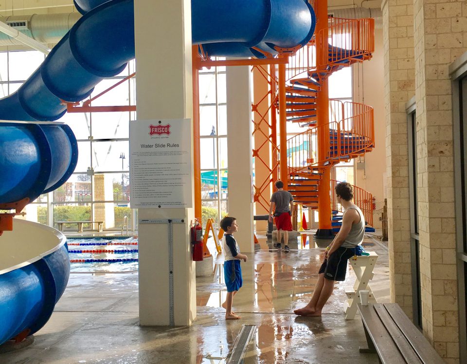 David vs Goliath, Autism, Spectrum, Water Slides, Indoor Pool, Frisco, Frisco Kids, Parks and Recreation