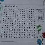 Cross word puzzle, Themed Party, Frisco Mom Blog, 80s party, how to host a party 