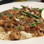 Gulf Redfish Etouffee, crawfish, texas, frisco, frisco mom blog, foodie, husband, dining out